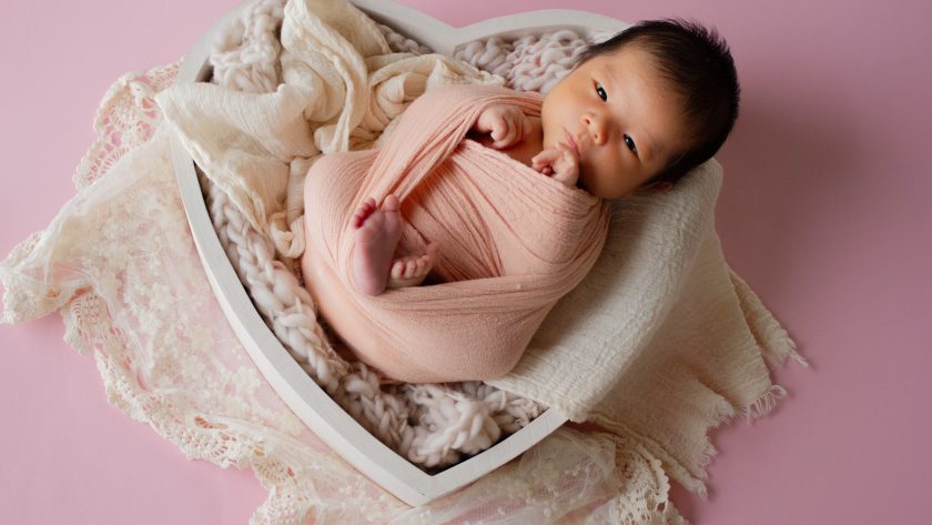 ニューボーンフォト、家族、赤ちゃん、記念